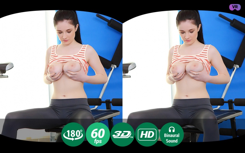 Explicit Revelation from a Busty Gymnast